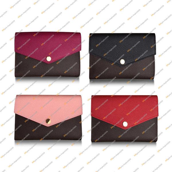 

ladies fashion casual designer luxury wallet coin purse key pouch credit card holder 5a m64072 m60990 m56243 m60140, Red;black