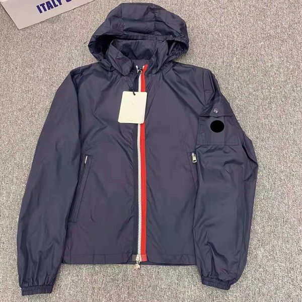 

mon designer mens jackets clothing france brand bomber windshield jacket europe and american style outerwear coat fashion hombre casual, Black;brown