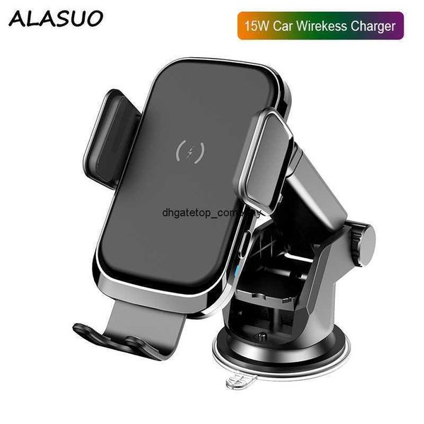

fast charge mobile phone holder with 15w automatic clamping wireless charging air outlet quick charger qi
