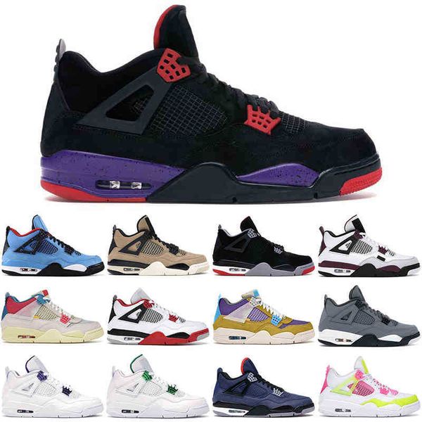 

basketball shoes mens trainers sneakers pure money cool grey royalty university red union guava lemon thunder men 4s 4 oreo size us 7-13