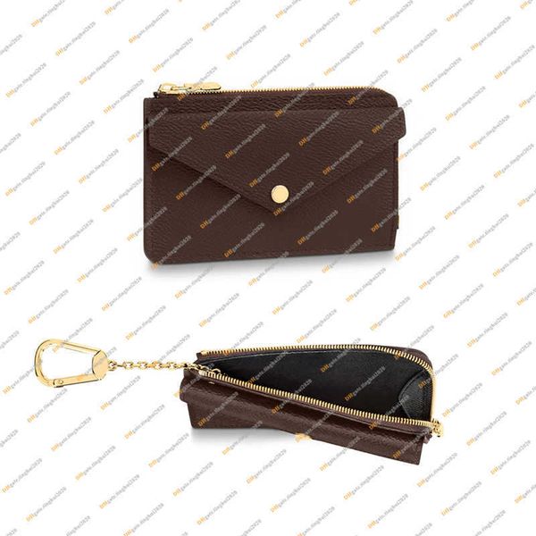 

fashion casual designer luxury recto verso coin purse key pouch wallet credit card holder 5a m69431 m69421 m69420, Red;black