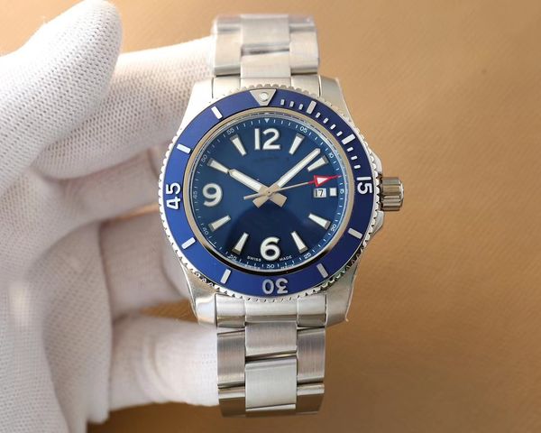 

bls mens watch 13.3mm designer watches cal.2824 fully automatic mechanical movements waterproof 100 meters, Slivery;brown