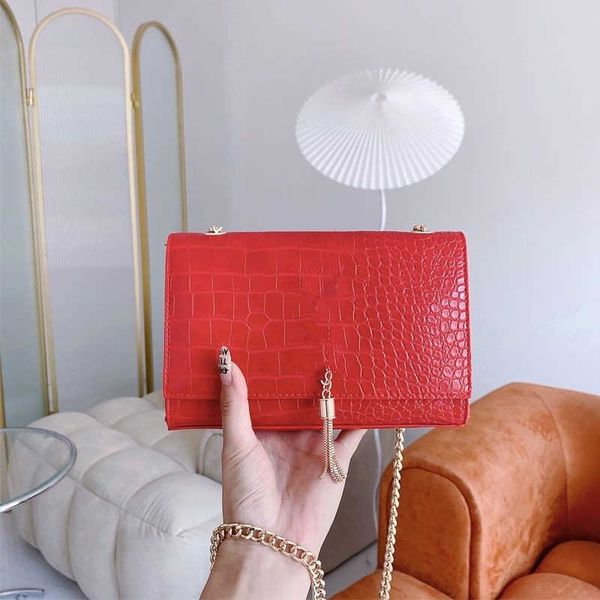 

luxury handbags designer handbags senior women's shoulder bag 2023 fashion 100 match trend western style underarm square bags factory d