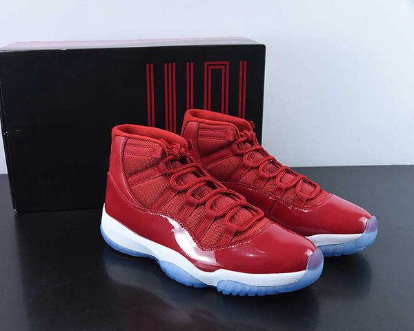 

jumpman 11 high basketball shoes gym red 11s real carbon fiber trainer sports stylist fashion sneakers come with box