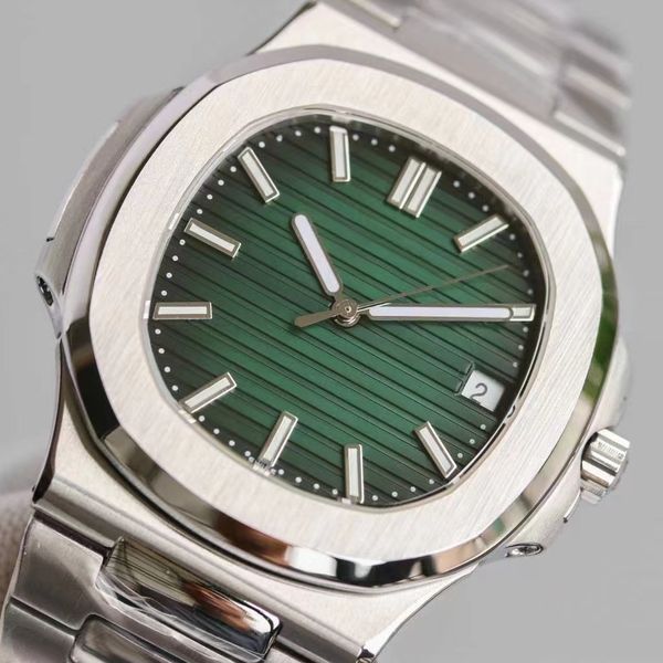 

men's mechanical watch silver dial 39mm original import super movement upgrade version automatic winding classic fashion sports high-qu, Slivery;brown