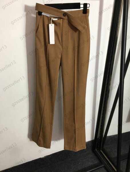 

women pants expose waist his trouser split design pant press line stripe ornament loose casual trousers soft wrinkle-proof woman clothes 2 c, Black;white