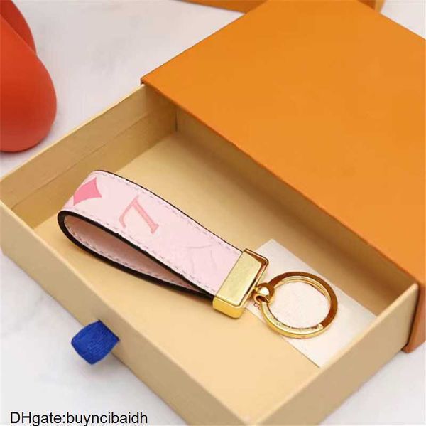 

keychain brand classic old flower designer mens luxury car keyring womens fibbia s handmade fashion bags pendant with box ikag, Silver