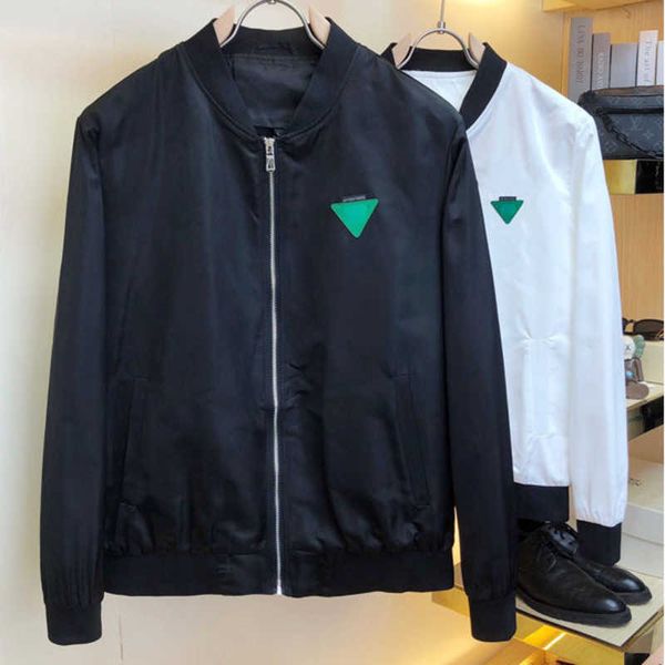 

designer jacket mens zippered cardigan coat b 22 v embroidered baseball jackets men windbreaker casual business suit, Black;brown