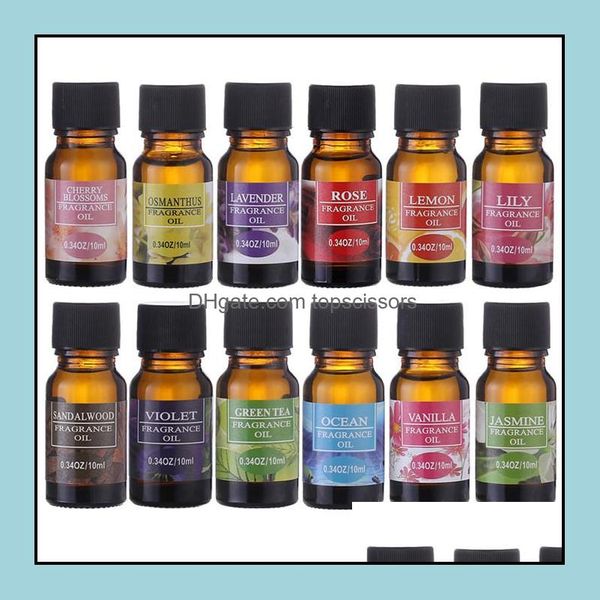 

essential oil essential oils 10ml flower fruit oil for aromatherapy diffusers air freshening body mas relieve skin care 12pcs drop d dhzqy