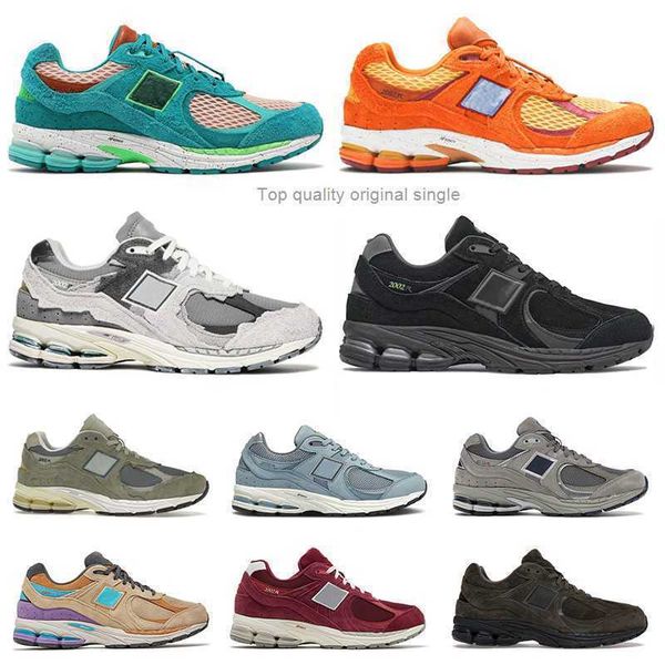 

2002r mens womens retro designer casual shoes grey camo black green incense bordeaux protection pack phantom luxury runner sports sneakers