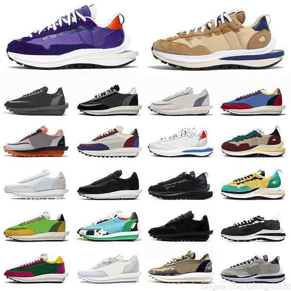 

hiking footwear shoes sacais x vaporwaffle mens v3 sports sneakers dark iris sesame blue void grey game royal black nylon white nyc pigeon