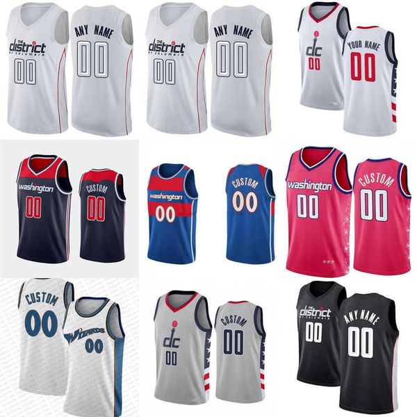 

men women youth washington''wizards''custom 8 rui hachimura 3 bradley beal 6 kristaps porzingis 22 monte morris 33 kyle, Black;red