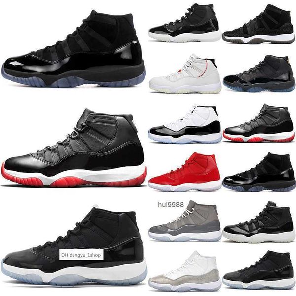 

cool grey jumpman 11 11s mens basketball shoes 25th anniversary low legend university blue white bred concord cap and gown, Black