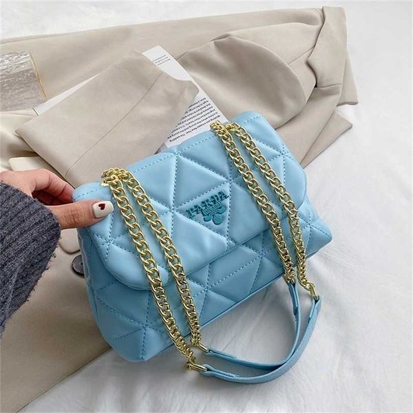 

70% off 2023 designer bag women's autumn and embroidered thread chain messenger