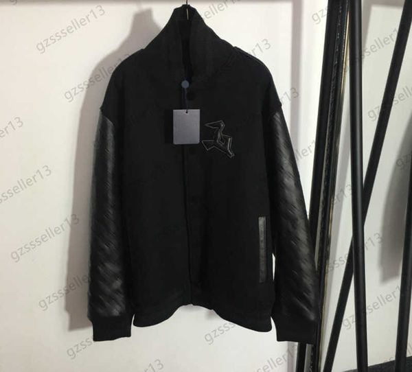 

women jackets back stitching leather embroidery decoration coat stand collar buttons embossed with long sleeves jacket cool sa fashion style, Black;brown