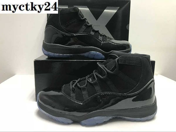 

with original box 11 prom night basketball shoes cap and gown blackout gamma blue for men women 11s trainers sport sneakers eur 36-47