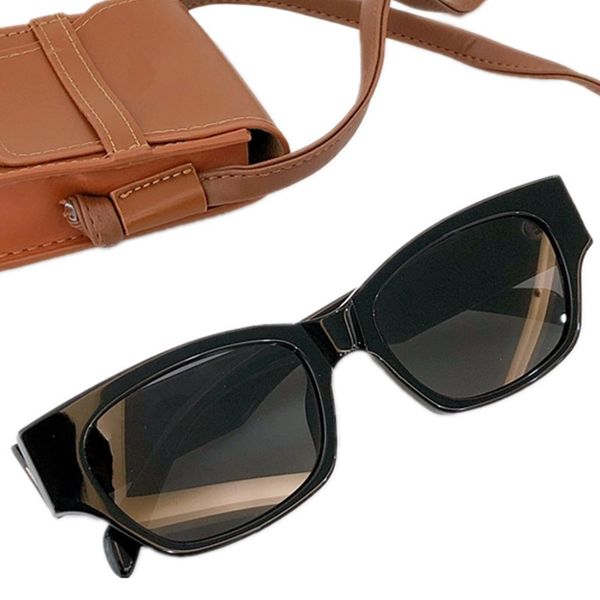 

fashion concise celdesig small sunglasses uv400 for women italy imported plank rectangular fullrim 54-18-145 dark color goggles for prescrip, White;black