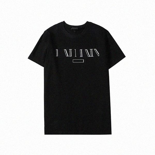 

luxury t shirt mens women designer balman t shirts short summer fashion letter printed shirts casual with brand letter designers t-shirt, White;black