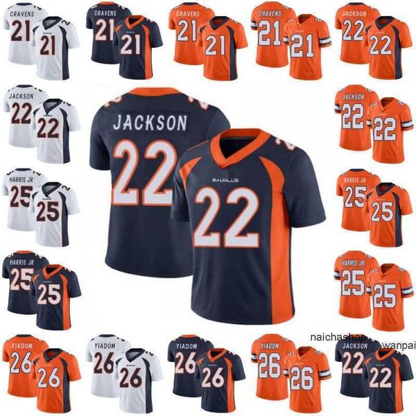 

jersey denver''broncos''men #21 su'a cravens 22 kareem jackson 25 chris harris jr 26 isaac yiadom women youth', Black