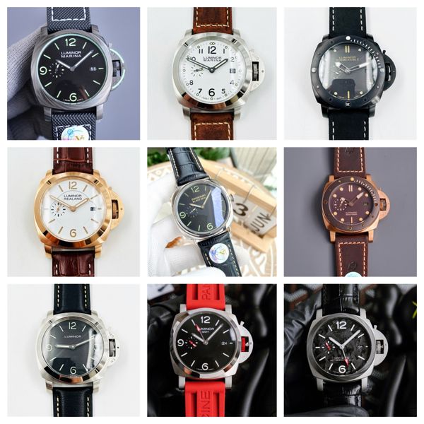 

v7 montre de luxe luxury watch men watches 44mm 2555 automatic machine movement bmg-tech case wristwatches super-luminova 06, Slivery;brown