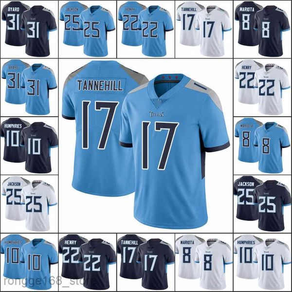 

jersey tennessee''titans''men #8 marcus mariota 10 adam humphries 17 ryan tannehill 22 derrick henry women youth limited, Black