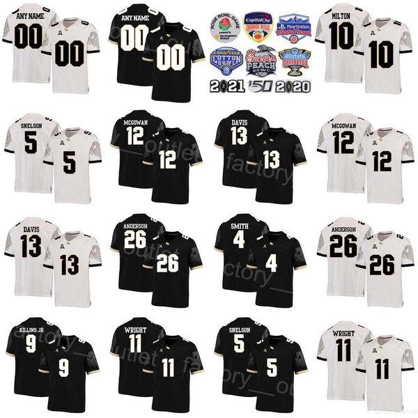 

ncaa ucf knights college football 1 javon baker jersey university 15 jason johnson 27 walter yates iii 10 john rhys plumlee 5 isaiah bowser, Black
