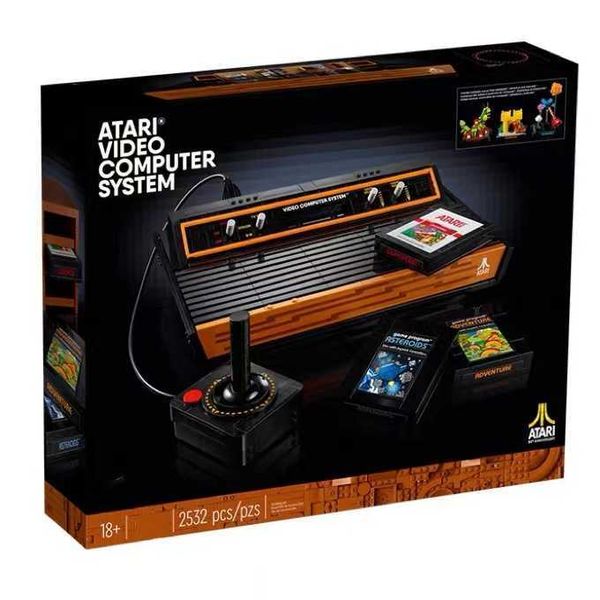 

blocks 2022 new 10306 atari 2600 console video computer system icons model building kit blocks bricks game set toys for children gift t22102