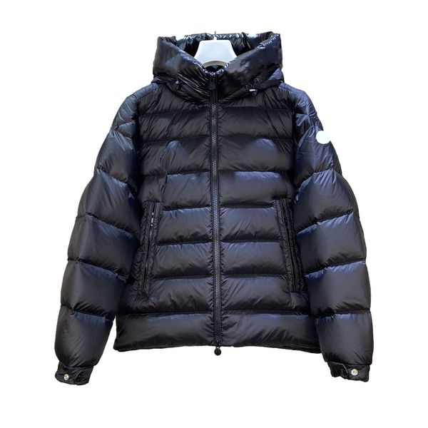 

mon maya luxury designer men's down jacket women's jackets fashion coat 2 color embroidery purple black white asian size s/m/l