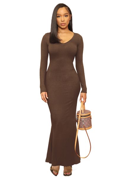

women party dresses long sleeve v neck mermaid slim wrap bodycon evening dress, White;black