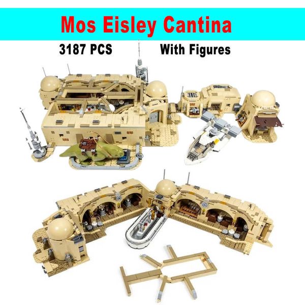 

blocks 75290 star compatible building blocks bricks educational toys birthday christmas gifts 60016 mos eisley cantina t221028