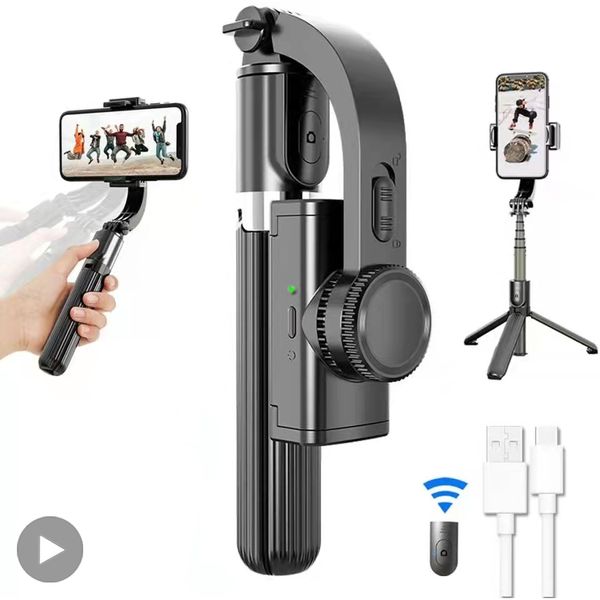 

Stabilizers Selfie Stick Tripod Gimbal Stabilizer For Cell Mobile Phone Holder Smartphone Action Camera Cellphone Handheld Gimble Manual Pau 221028