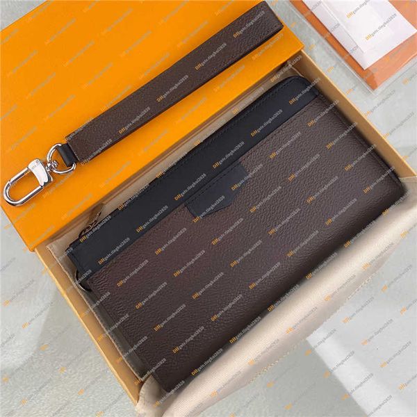 

gentlemen fashion casual designer luxury zippy dragonne wallet coin purse key pouch credit card holder new m69407 n60379, Red;black