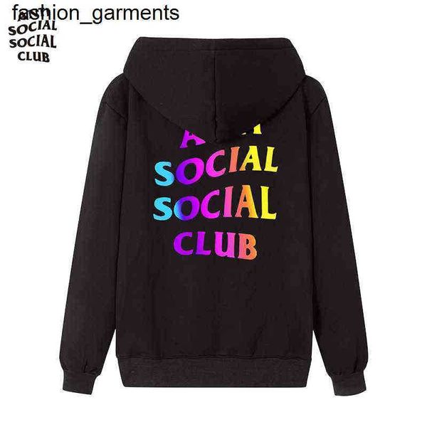 

men's hoodies designer sweatshirts men's colorful assc hooidie printed autumn winter pure cotton loose plush loop hooded sweater m, Black