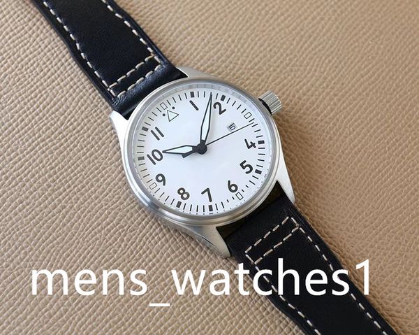 

men's new luxury watch soft belt automatic mechanical watch, Slivery;brown