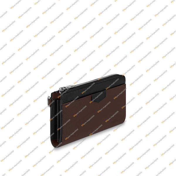 

gentlemen fashion casual designer luxury zippy dragonne wallet coin purse key pouch credit card holder m69407 n60379, Red;black