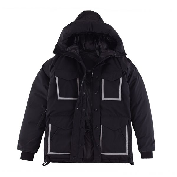 

down jacket keep warm winter jacket black men and women thicken outdoor coat essential cold protection