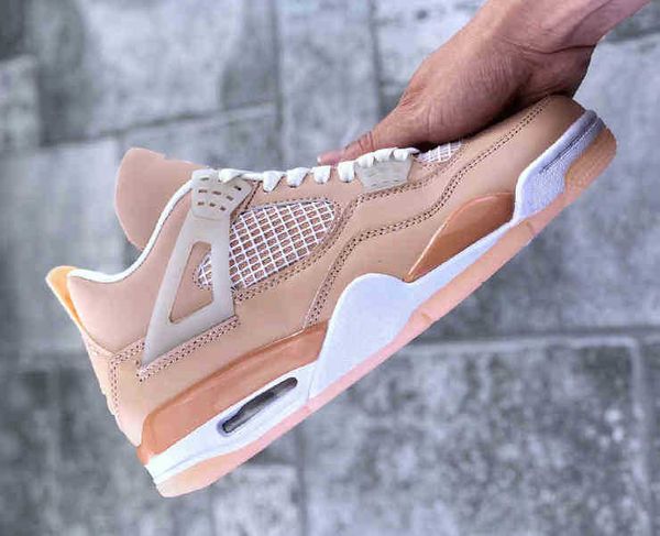 

shoes hiking footwear 4 wmns shimmer 4s bronze eclipse orange quartz metallic silver womens sneakers dj0675-200