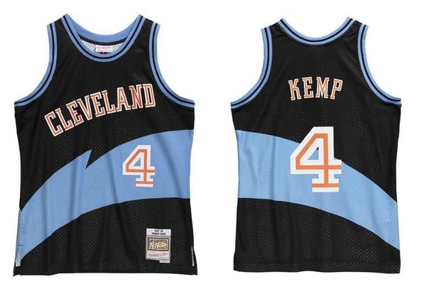 

custom stitched shawn kemp basketball jersey s-6xl mitchell & ness 1997-98 mesh hardwoods classics retro version men women youth jerseys, Black;red