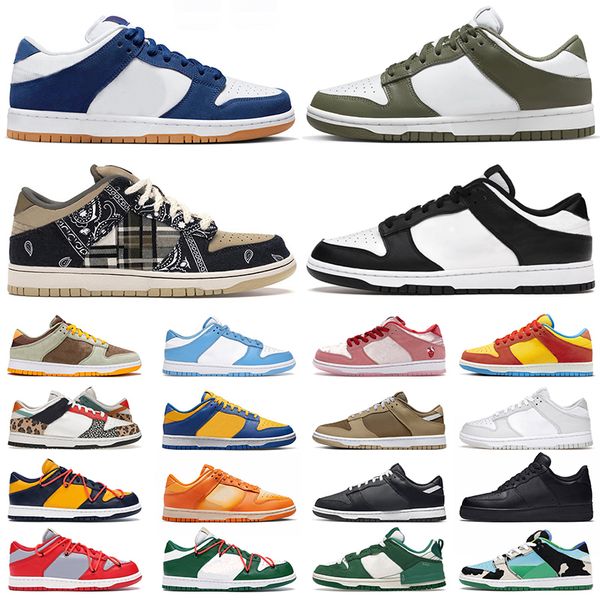 

mens womens offs white basketball shoes low la dodgers 1 one judge grey magma orange medium olive disrupt pink bart simpson sports sneakers, White;red