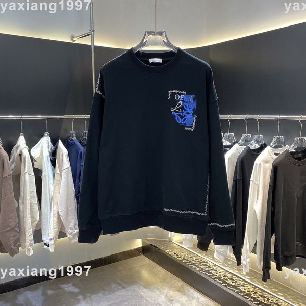 

2023ss spring and summer new hoodies high shirt grade cotton sweatshirts printing short pants sleeve round neck panel t-shirt size s-m-l-xl-, Black;brown