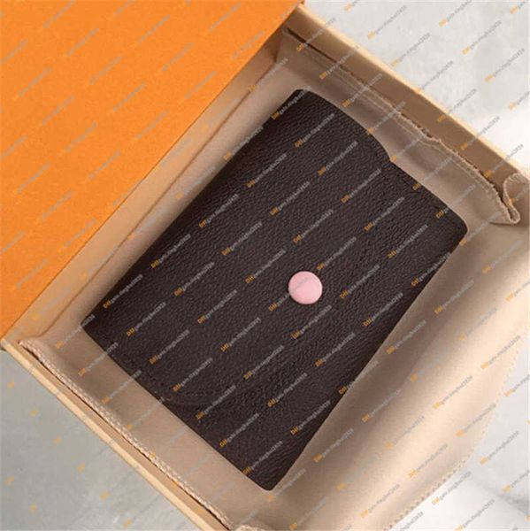 

ladies fashion casual designer luxury rosalie wallet coin purse key pouch m41939 m62361 n64423 card package, Red;black