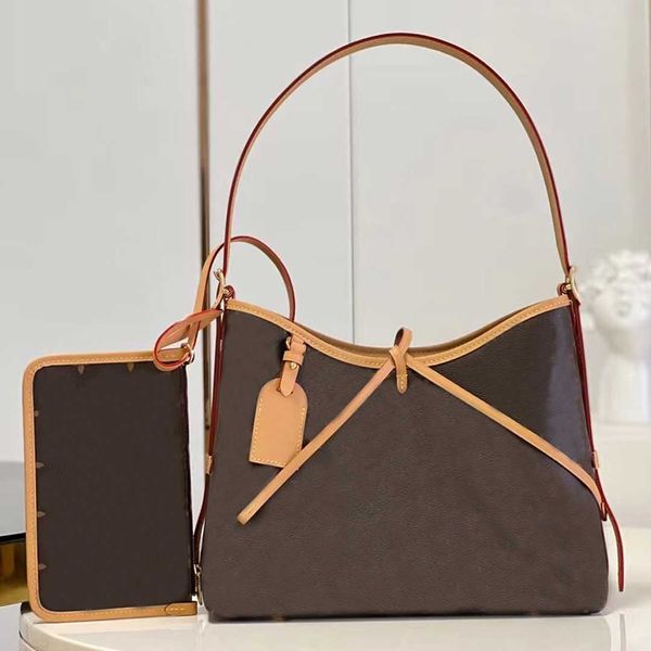

m46203 handbags designer shoulder bag for women leather tote bags monograms canvas crossbody large tote with coin purses paris style