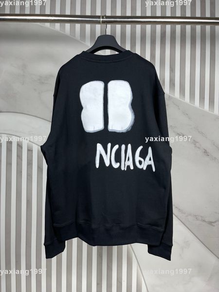 

2023ss spring and summer new hoodies high shirt grade cotton sweatshirts printing short pants sleeve round neck panel t-shirt size s-m-l-xl-, Black;brown