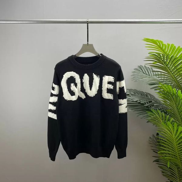 

man designer sweater mens oversized womens crew neck knit sweaters woman jumper letter fashion lady clothing fall winter sweatshirt long sl
