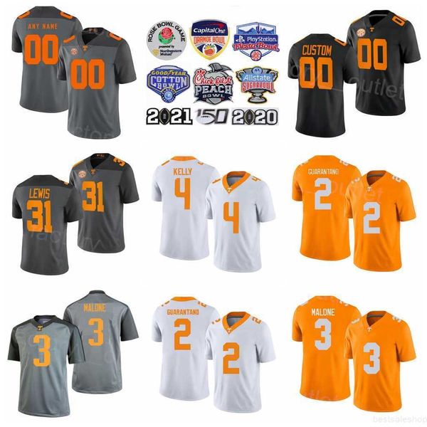 

ncaa tennessee volunteers jersey college football 3 josh malone 4 john kelly 31 jamal lewis 27 arian foster 20 rajion neal 2 jarrett guarant, Black