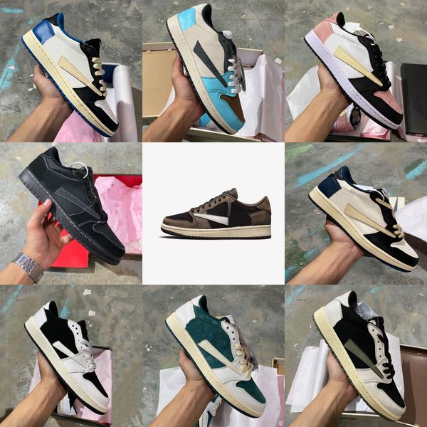 

jumpman 1 shoe low ts reverse mocha fragment sports 1s training sneakers running shoes og basketball shoe pure original shock absorbers road