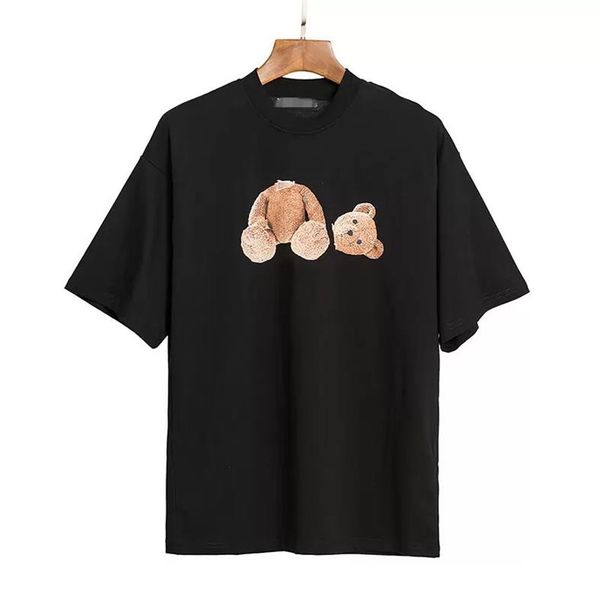 

22ss mens designers t shirts summer loose tees fashion man s casual shirt luxurys clothing street shorts sleeve clothes women tshirts size s, White;black