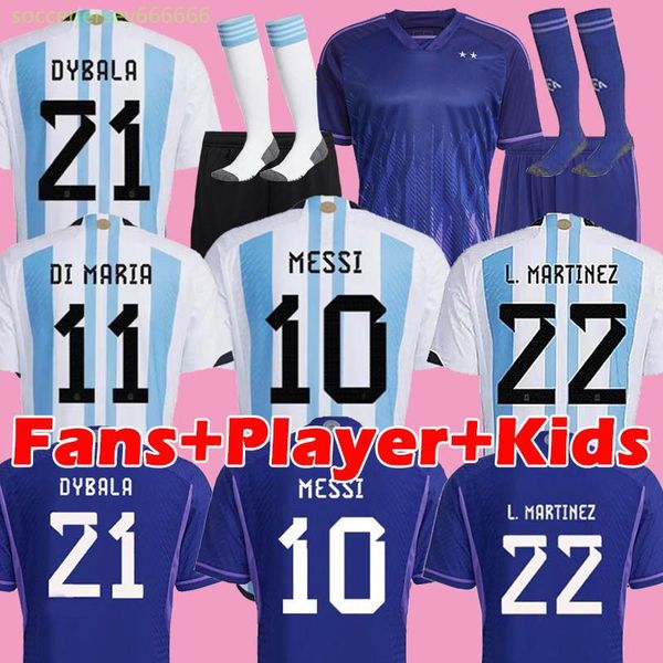 

2022argentina world cup soccer jerseys messis 10 mac allister dybala di maria .martinez de paul maradona tagliafico paredes gomen romero ot, Black;yellow