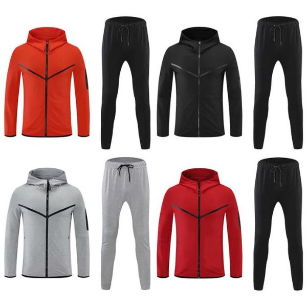 

polo mens designer sweatsuit techfleece tracksuits men's fashion hoodie sportsuit designer's high-quality plus size suit for men t, Gray