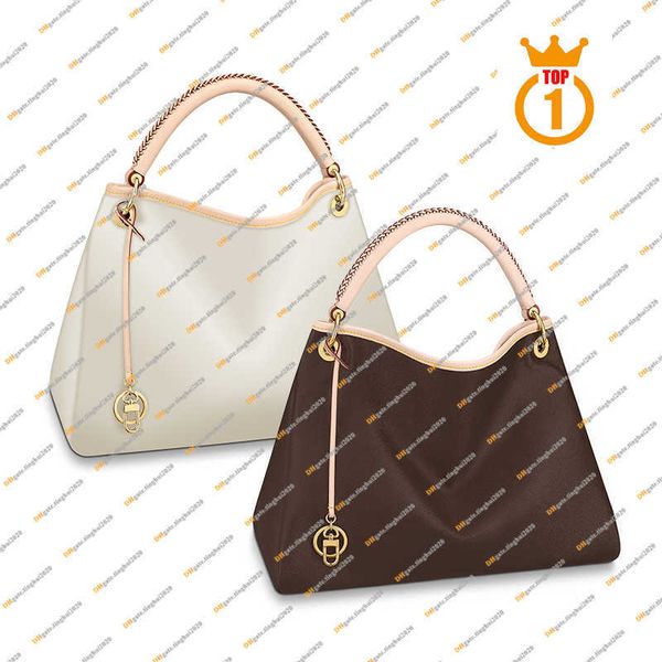 

ladies fashion casual designer shoulder bag handbag 5a m44869 n40253 brown flower & checkerboard highs capacity tote bags